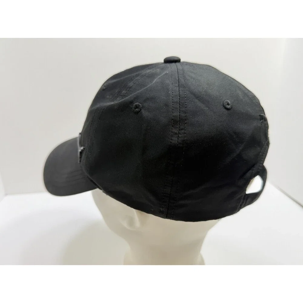 PUMA Men's Black Adjustable Baseball Cap Hat with Embroidered Logo